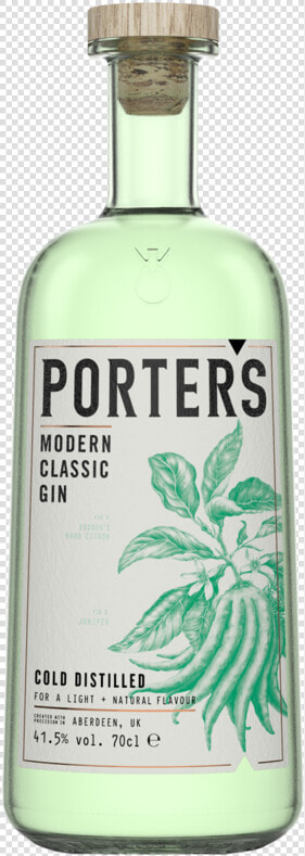 Modern classic   Porters Gin  HD Png DownloadTransparent PNG