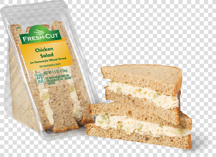 Chicken Salad Wedge   Wheat Chicken Salad Wedge  HD Png DownloadTransparent PNG