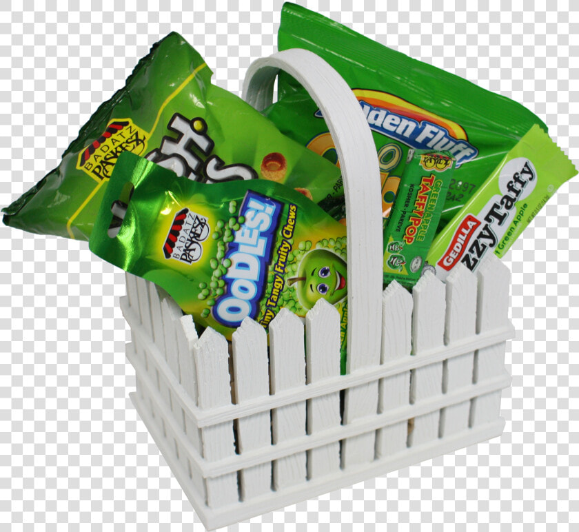 R White Picket Basket   Basket  HD Png DownloadTransparent PNG