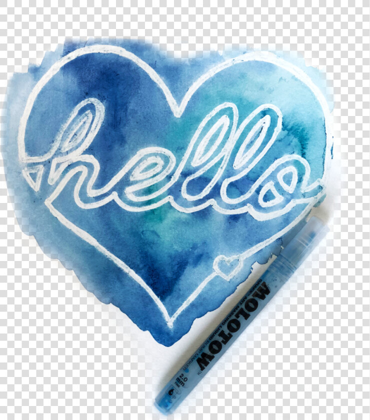 Keeping White In Watercolor Masking Flul   Heart  HD Png DownloadTransparent PNG