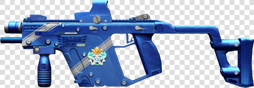 Transparent Paintball Gun Png   Kriss Super V Platinum Blue  Png DownloadTransparent PNG