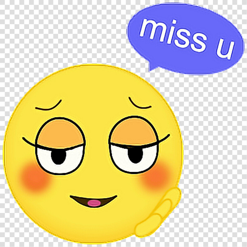 Ftemissyou Missyou Love Stickers   Miss You Emoji Cute  HD Png DownloadTransparent PNG