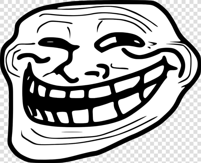 Left Troll Face   Rage Meme Troll Face  HD Png DownloadTransparent PNG