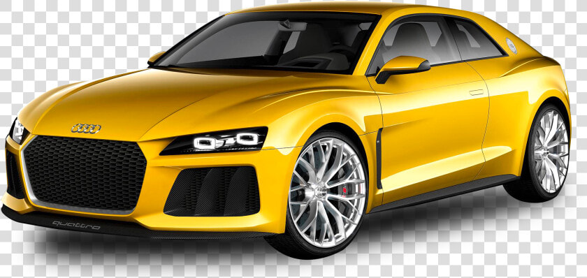 Land Design audi sports Car yellow motor Car audi Tt bumper luxury   Audi Sport Quattro 2019  HD Png DownloadTransparent PNG