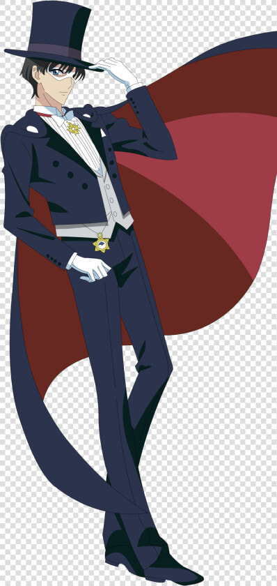  sailormoon  tuxedomask  darien  mamoruchiba  crystalsailormoon   Tuxedo Mask Sailor Moon Transparent  HD Png DownloadTransparent PNG