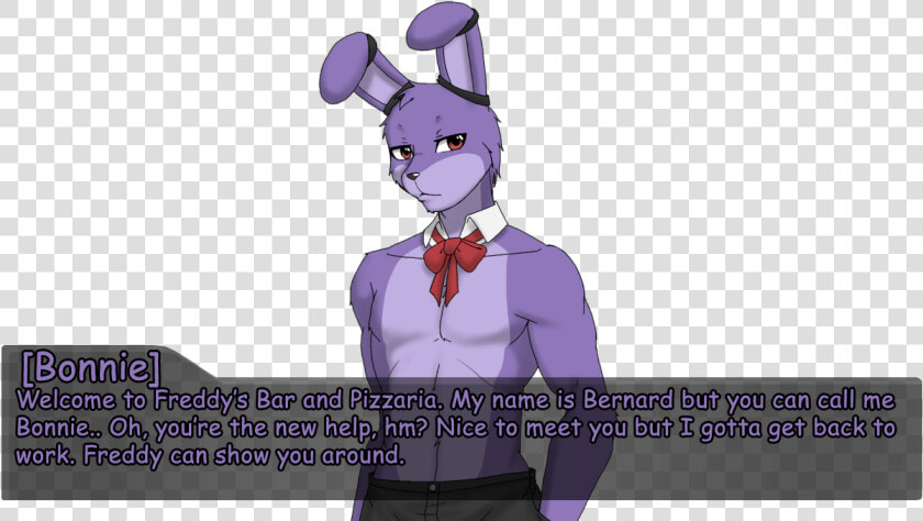 Bonnie  Lcome To Freddy S Bar And Pizzaria  My Name   Part Time At Freddy  39 s  HD Png DownloadTransparent PNG