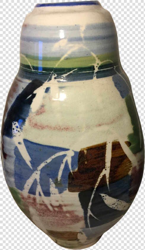 Vintage Studio Vase Chairish   Blue And White Porcelain  HD Png DownloadTransparent PNG