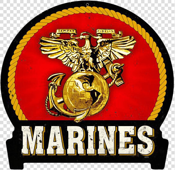 Marines Round Banner Sign   Marine Sign  HD Png DownloadTransparent PNG