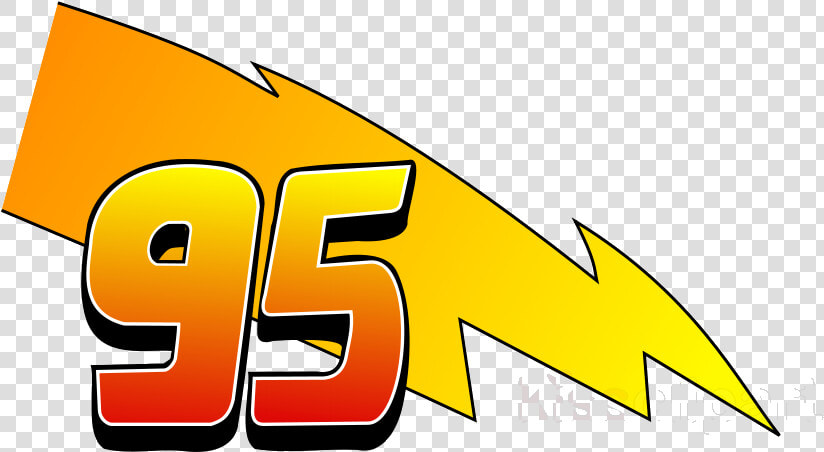 Lightning Mcqueen 95 Logo Clipart Clip Art Transparent   Lightning Mcqueen 95 Logo  HD Png DownloadTransparent PNG