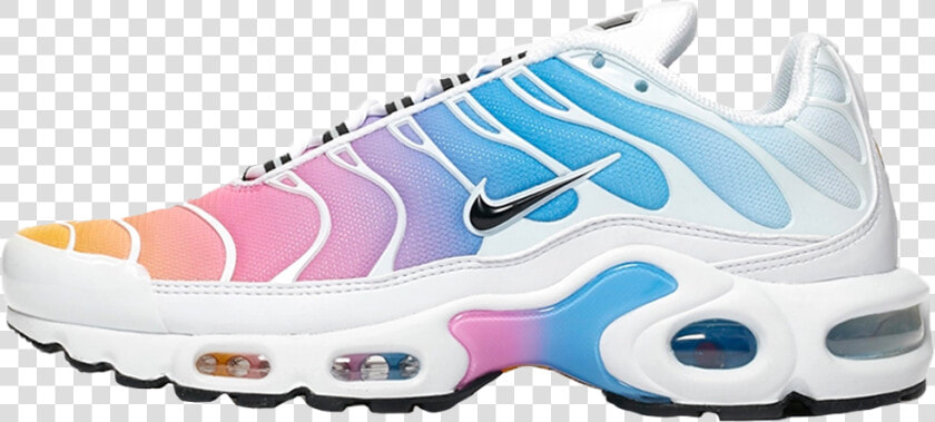 Nike Air Max Plus Blue Pink   Nike Air Max Plus Shoe  HD Png DownloadTransparent PNG