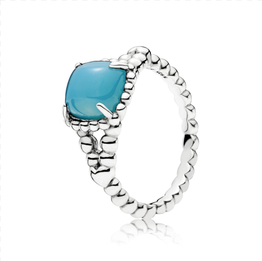 Anillo En Plata De Ley Espíritu Vibrante Turquesa   Pandora Ring Blue Stone  HD Png DownloadTransparent PNG