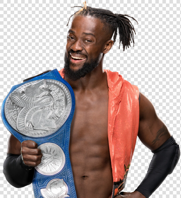 Kofi Kingston Smackdown Tag Team Champion Png  Transparent PngTransparent PNG