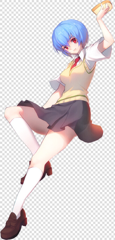 Rei Ayanami School Uniform Fanart  HD Png DownloadTransparent PNG