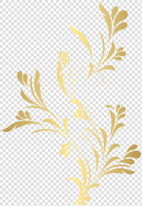 Free Png Download Floral Gold Element Png Clipart Png   Background Flower Gold Png  Transparent PngTransparent PNG