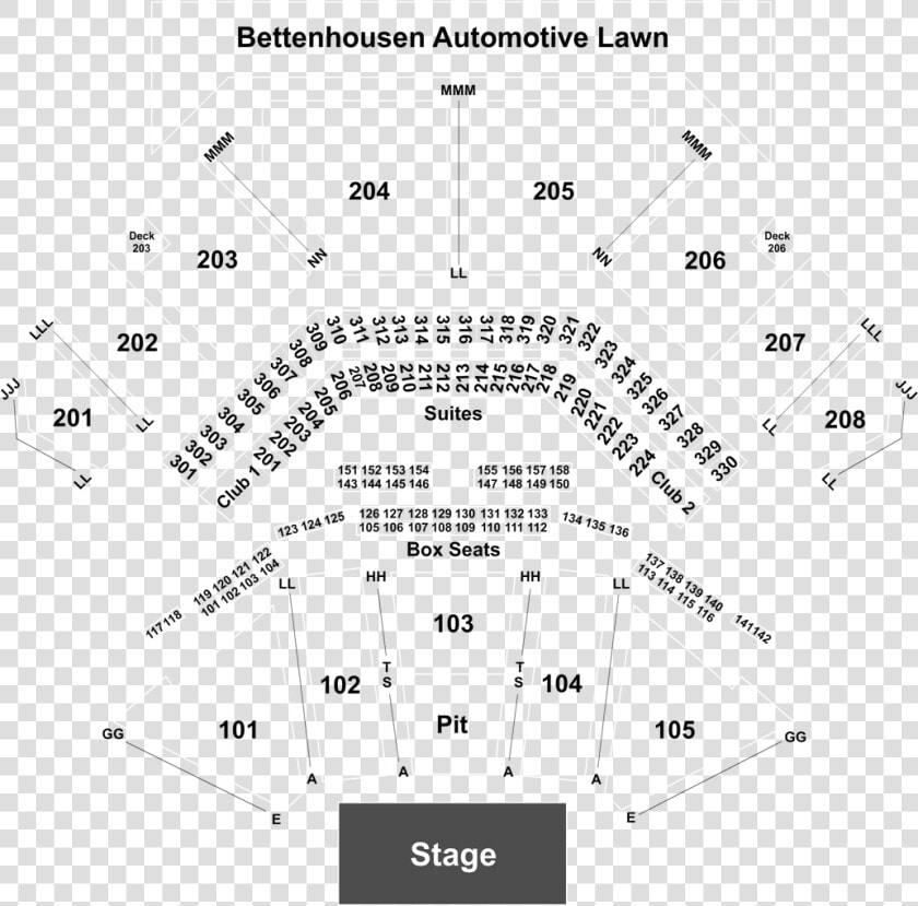 Tinley Park Section 104 Row Z  HD Png DownloadTransparent PNG