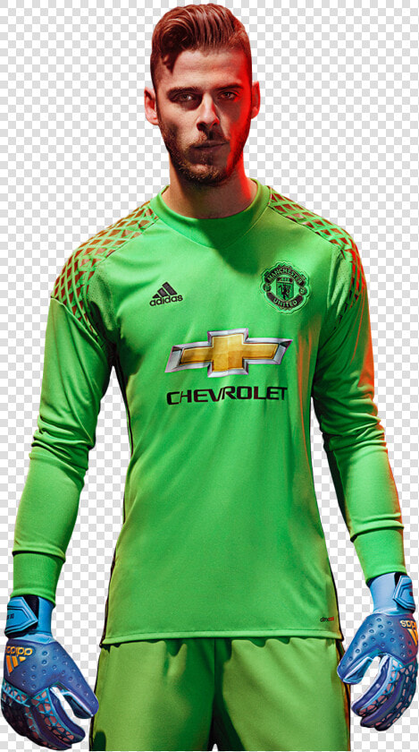 Transparent De Gea Png   Manchester United Kit Photoshoot  Png DownloadTransparent PNG