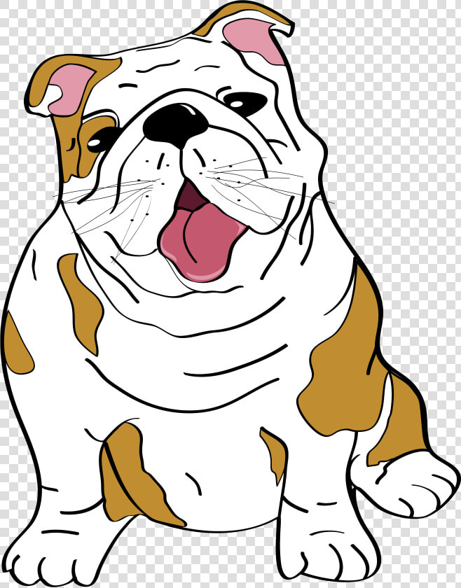 English Bulldog Design By Animalcreations   Dog Yawns  HD Png DownloadTransparent PNG