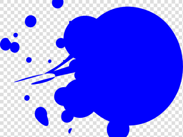 Dots Clipart Splotch   Blue Paint Splash Clipart  HD Png DownloadTransparent PNG