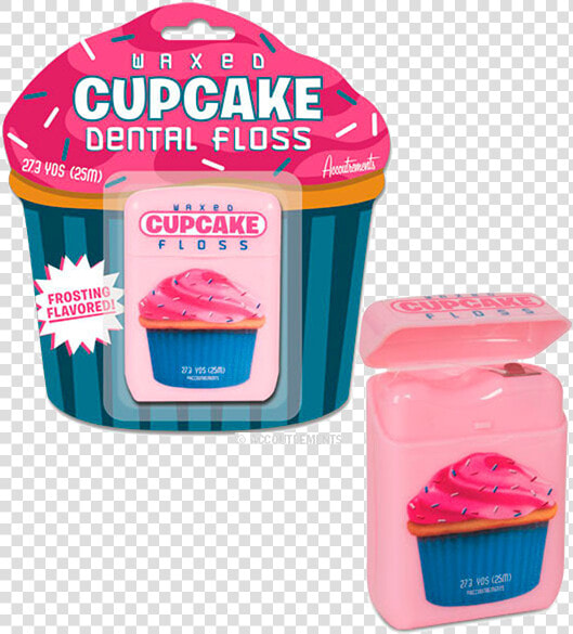 Cupcake Flavored Dental Floss   Flavored Dental Floss  HD Png DownloadTransparent PNG