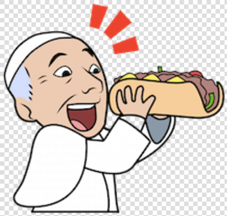 Emojis Conmemorativas Por Visita Del Papa Francisco   Pope Emoji  HD Png DownloadTransparent PNG