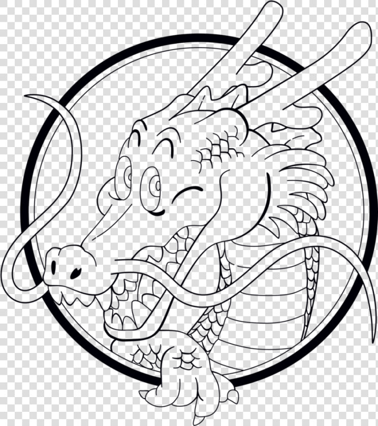 Shenron Dragon Ball Z Chibi Coloring Pages Best   Dragon Ball Dragon Logo  HD Png DownloadTransparent PNG