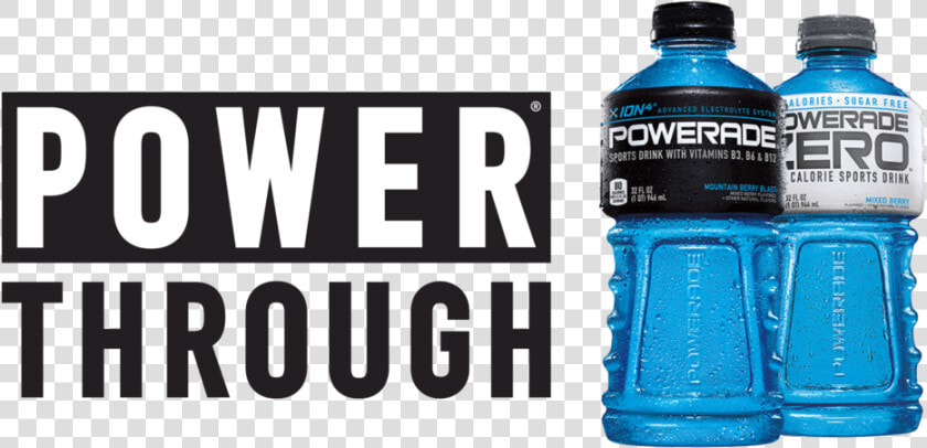 Powerade Powerthrough Endcard billboard  HD Png DownloadTransparent PNG