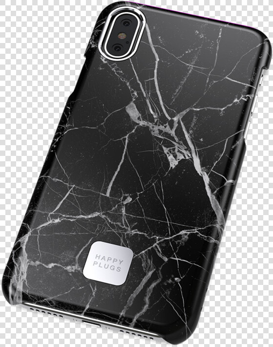 Iphone X Case Black Marble   Happy Plugs Marble Case  HD Png DownloadTransparent PNG