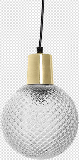 Glass Ball Suspension   Textured Glass Pendant Light  HD Png DownloadTransparent PNG