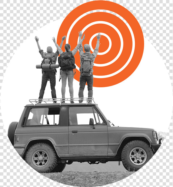 People On Jeep   Off road Vehicle  HD Png DownloadTransparent PNG