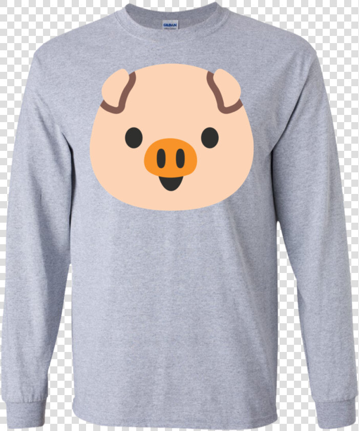 Pig head Ls Ultra Cotton Tshirt   Support Our Troops Pullover  HD Png DownloadTransparent PNG