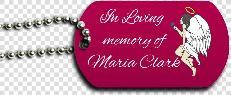 In Loving Memory Dog Tag Front   Dog Tag  HD Png DownloadTransparent PNG