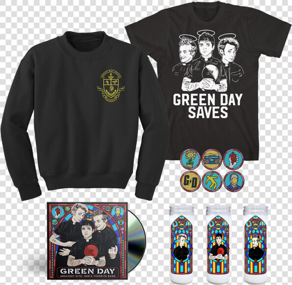 Green Day Greatest Hits God  39 s Favorite Band Disc  HD Png DownloadTransparent PNG