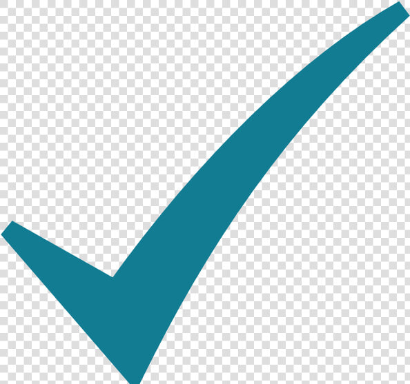 Teal Check Mark Png   Png Download   Transparent Check Mark Symbol  Png DownloadTransparent PNG