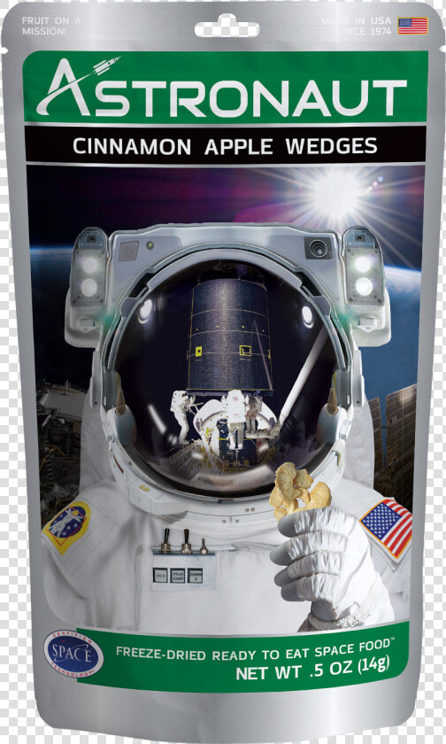 Astronaut Freeze Dried Fruit Cinnamon Apples   Freeze dried Ice Cream  HD Png DownloadTransparent PNG