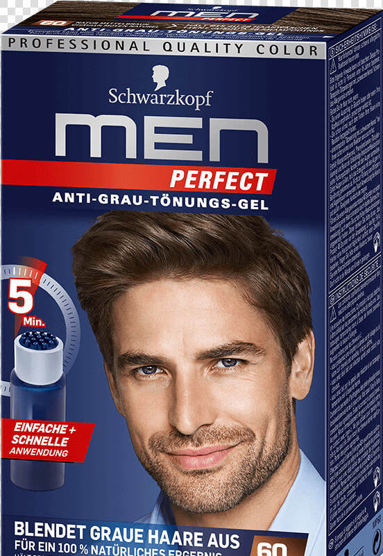 Men Perfect Anti Grau Tönungs Gel   Schwarzkopf Hair Color Men  HD Png DownloadTransparent PNG