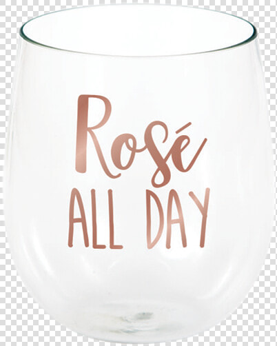 Rose All Day Stemless Wine Glass Rose All Day   Wine Glass  HD Png DownloadTransparent PNG