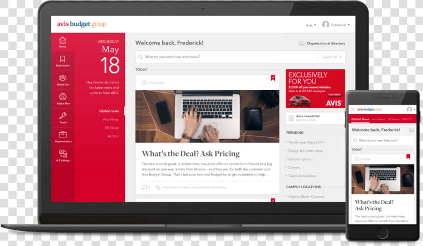 Avis Intranet Mockup  HD Png DownloadTransparent PNG