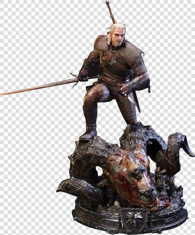 Prime 1 Studios The Witcher Wild Hunt Geralt Of Rivia  HD Png DownloadTransparent PNG