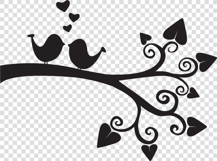 Lovebird Clip Art   Black And White Image Of Bird Cartoon  HD Png DownloadTransparent PNG