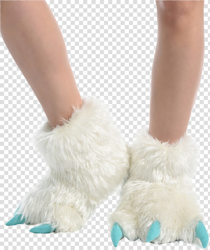 Paw Slipper Image   Yeti Feet Shoes  HD Png DownloadTransparent PNG