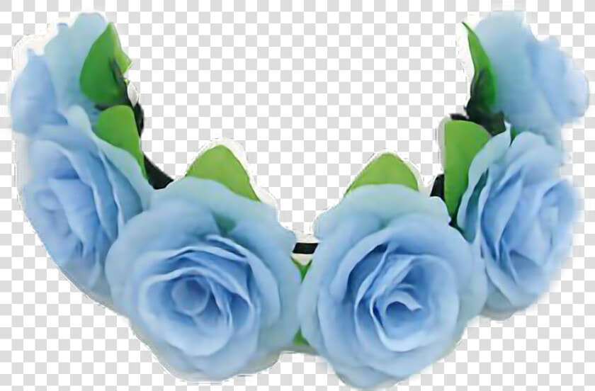  flowercrown  flowers  flower  blue  blueflower  crown  HD Png DownloadTransparent PNG