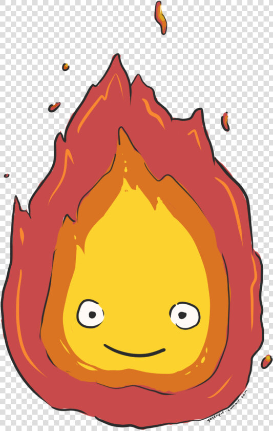 Transparent Castle Png   Calcifer Howl  39 s Moving Castle Transparent  Png DownloadTransparent PNG