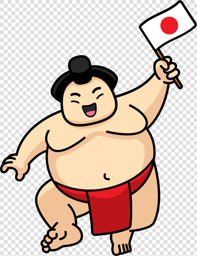 Image   Cartoon Cute Sumo Wrestler  HD Png DownloadTransparent PNG