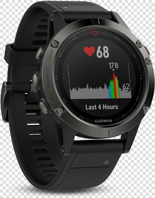 Garmin Fenix 5 Slate Gray W  Black Band Title Garmin   Fenix 5 Slate Gray  HD Png DownloadTransparent PNG