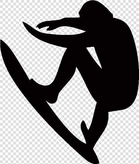 Surfing Lessons By The Professionals   Surfer Silhouette Png  Transparent PngTransparent PNG