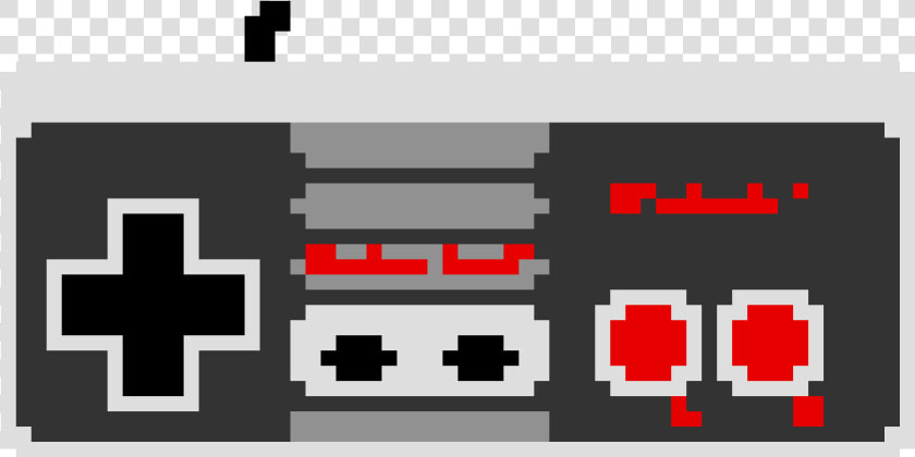 Nes Controller Pixel Art   Png Download   Nes Controller 8 Bit  Transparent PngTransparent PNG