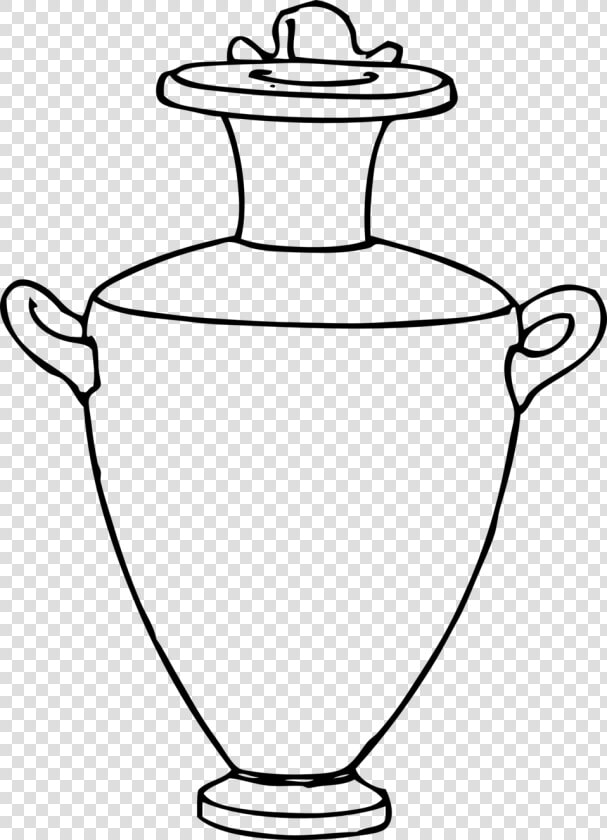 Pottery Of Ancient Greece Greek Pottery Vase Ancient   Greek Vase Template  HD Png DownloadTransparent PNG