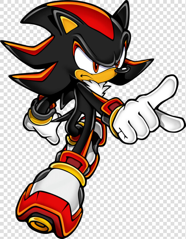 Sonic Hedgehog Red White   Sonic The Hedgehog Black  HD Png DownloadTransparent PNG