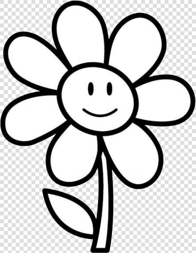 Sunflower Clipart Black And White   Clip Art Black And White Flower  HD Png DownloadTransparent PNG