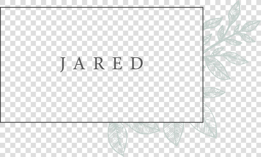 Jared About Nametag   Sketch  HD Png DownloadTransparent PNG